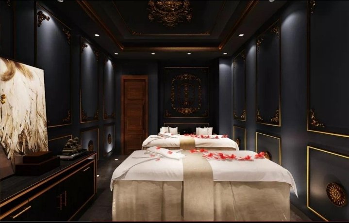 Spa massage and wellness environment